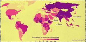 Walk Free Global Slavery Index. (Max Fisher/The Washington Post